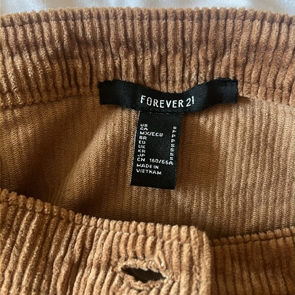 Corduroy mini skirt - Picture 2 of 2